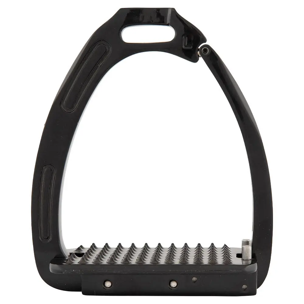 Br Equitation Noir Aluminium Riding Stirrups Lavarone