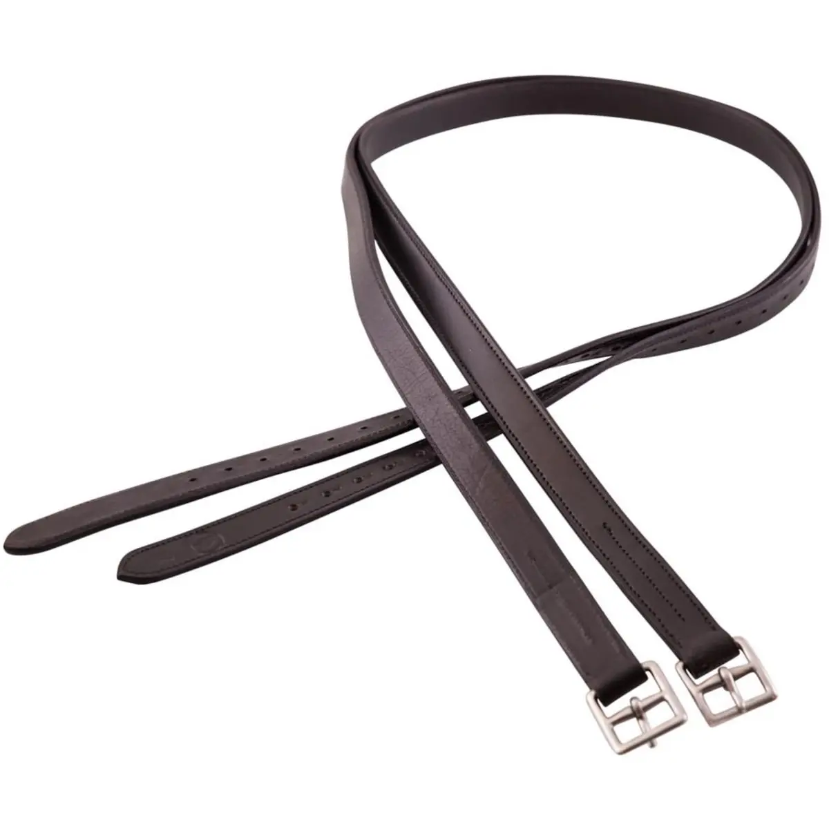 Br Equitation Noir Stirrup Leathers
