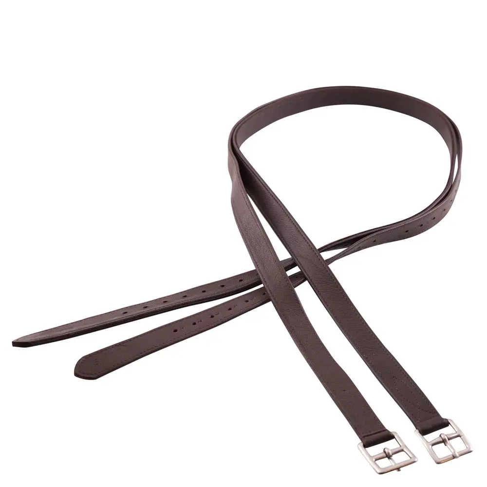 Br Equitation Marron Stirrup Leathers