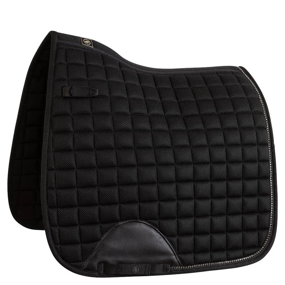 Br Equitation Noir Dressage Saddle Pad For Horse Ace Flow