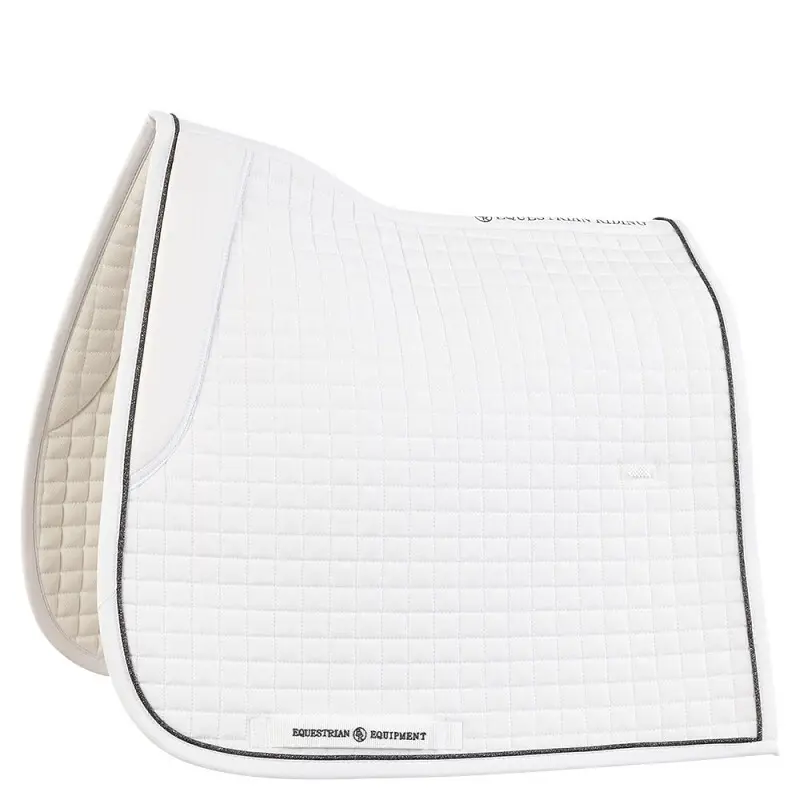 Br Equitation Blanc Dressage Saddle Pad For Horses Trentino
