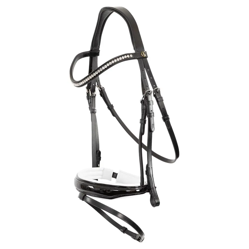 Comparer les prix de Bridons équitation muserolle combinée BR Equitation Ipswich