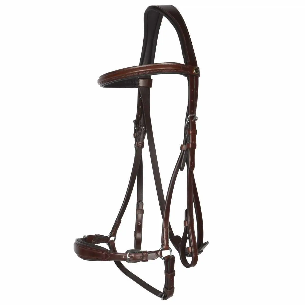 Br Equitation Marron Anatomical Dressage Bridles Thurnham