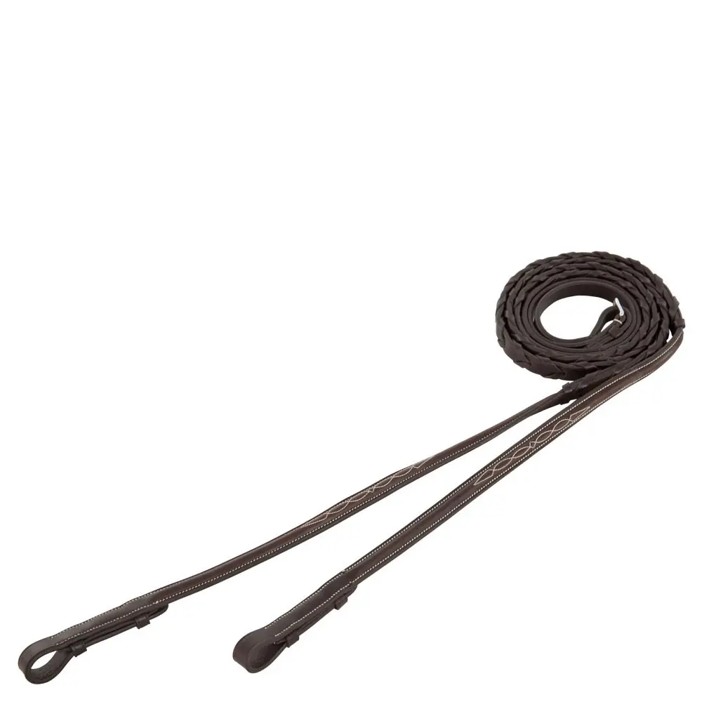 Br Equitation Marron Horse Reins