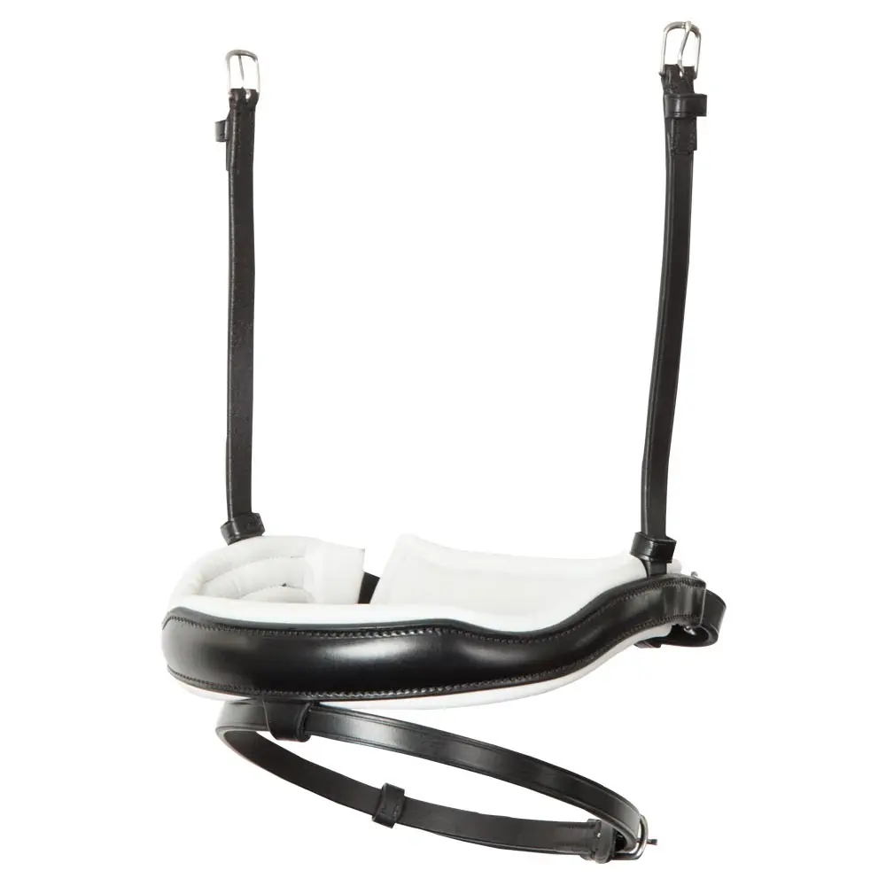 Br Equitation Noir Combination Horse Noseband In Anatomic Leather Pull-Back