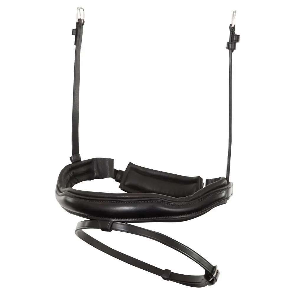 Meilleurs prix pour Muserolle combinée pour cheval  en cuir anatomique BR Equitation Pull-back