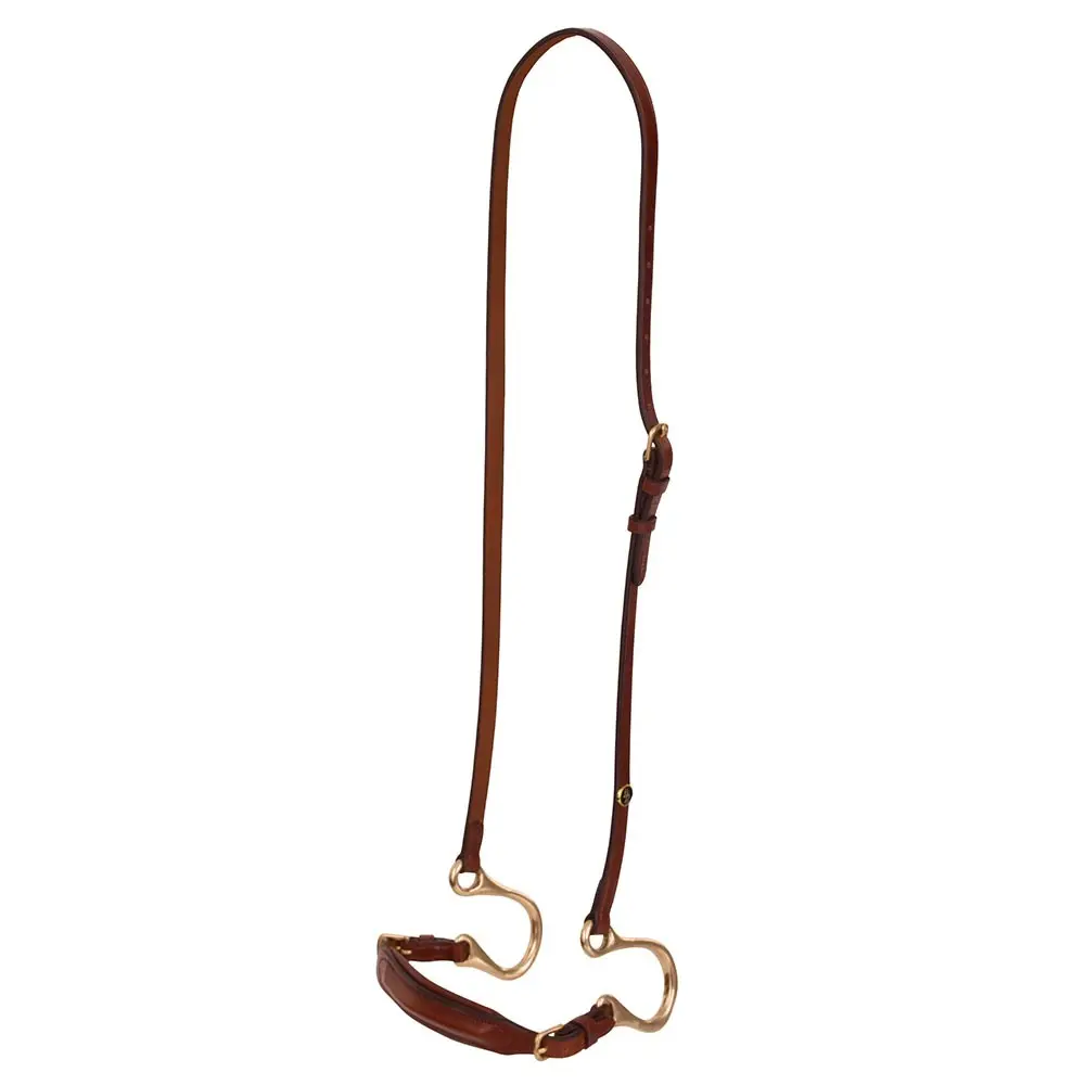 Br Equitation Marron Horse Cheek Pieces Kineton