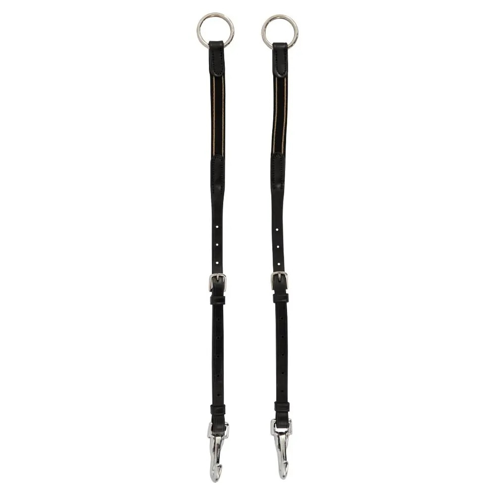 Br Equitation Noir Elastic Martingale Fork And Double Hook