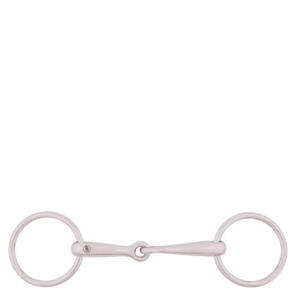 Mors simple pour cheval creux inox BR Equitation