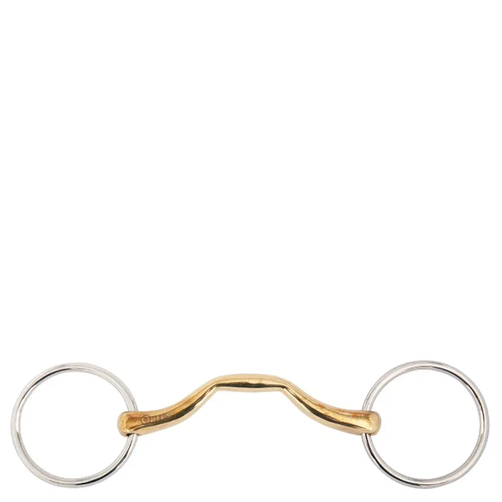 Br Equitation Bronze Straight Bit For High-Bow Horses Equitation Soft Contact