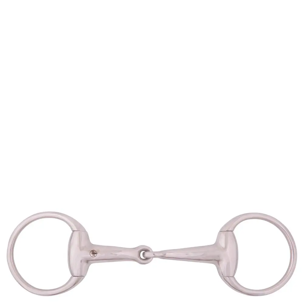 Mors olive pour cheval simple brisure massif inox BR Equitation