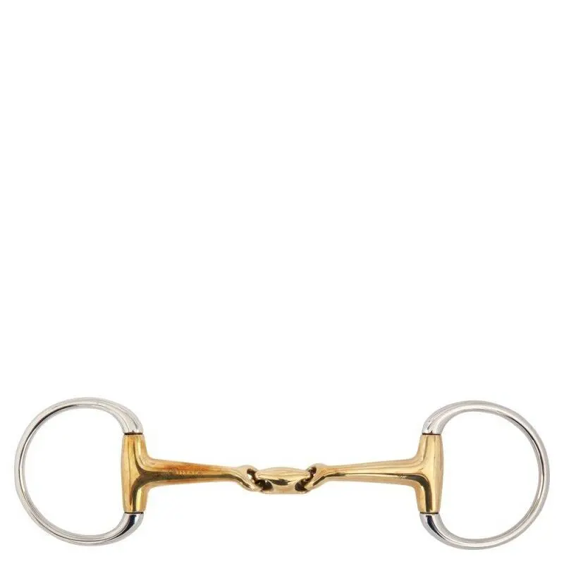 Mors olive pour cheval double brisure arrondie BR Equitation