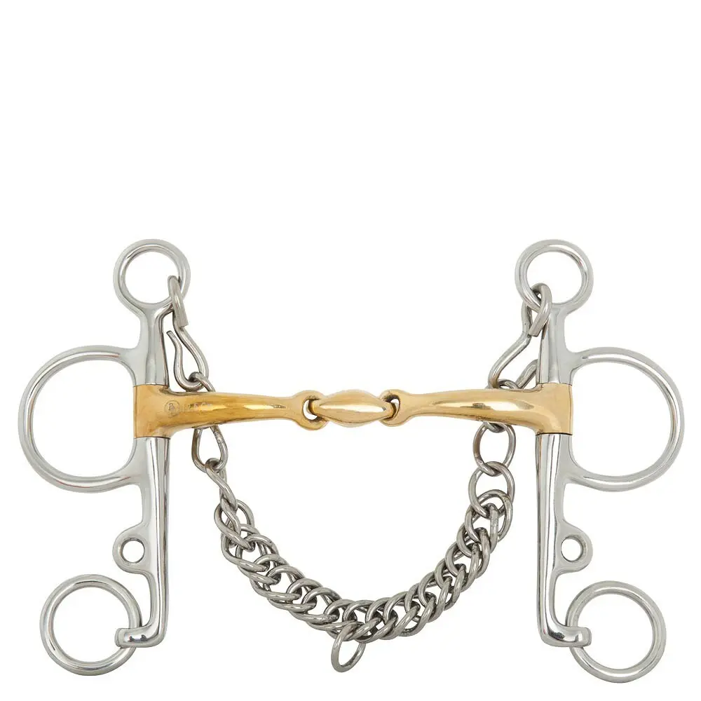 Pelham pour cheval double brisures BR Equitation