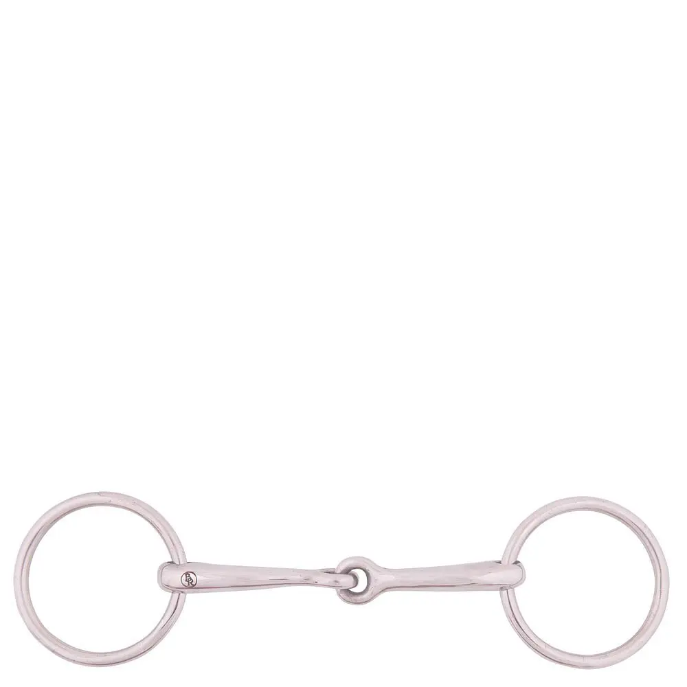 Meilleurs prix pour Mors 2 anneaux pour cheval simple brisure BR Equitation