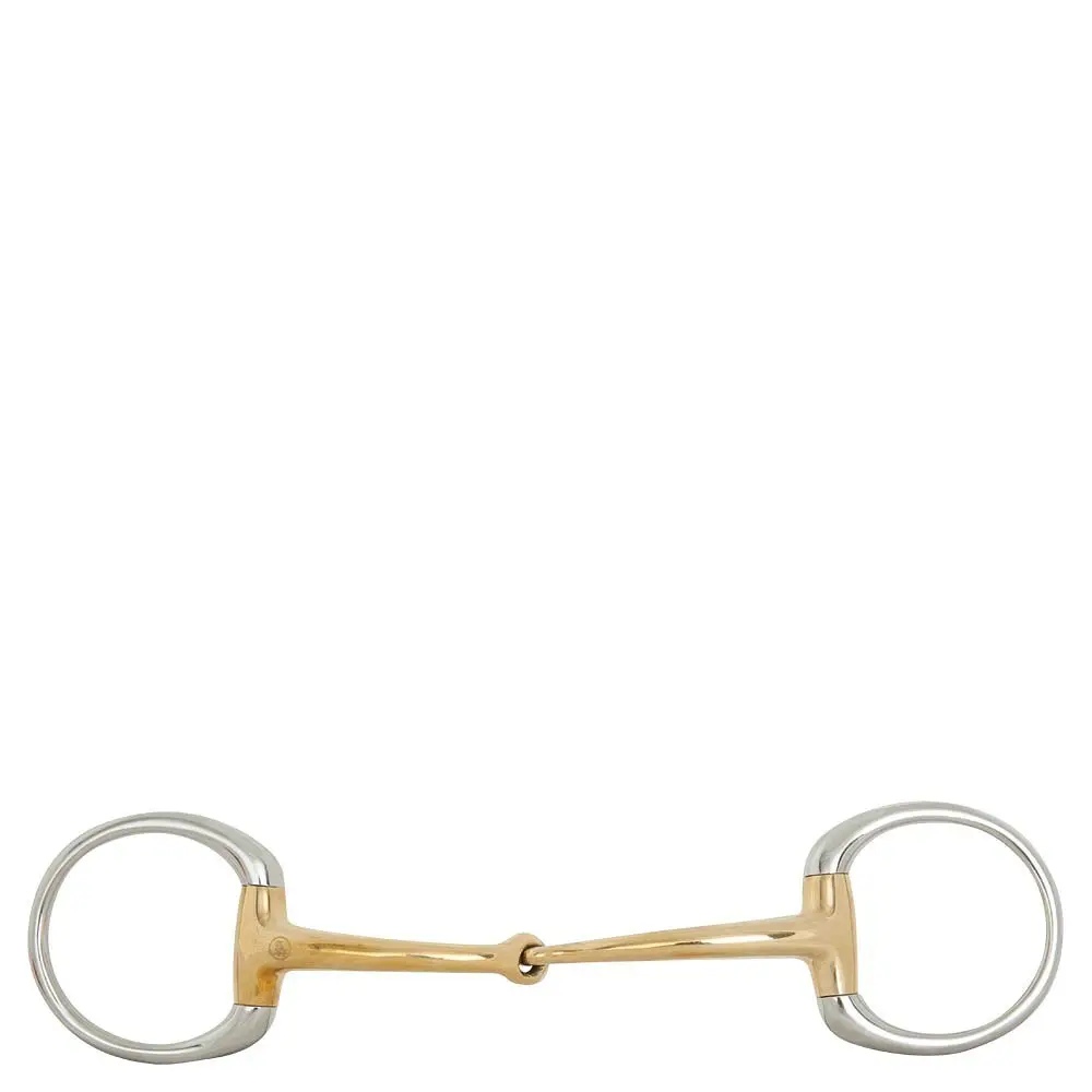 Mors olive pour cheval double brisures BR Equitation Soft Contact