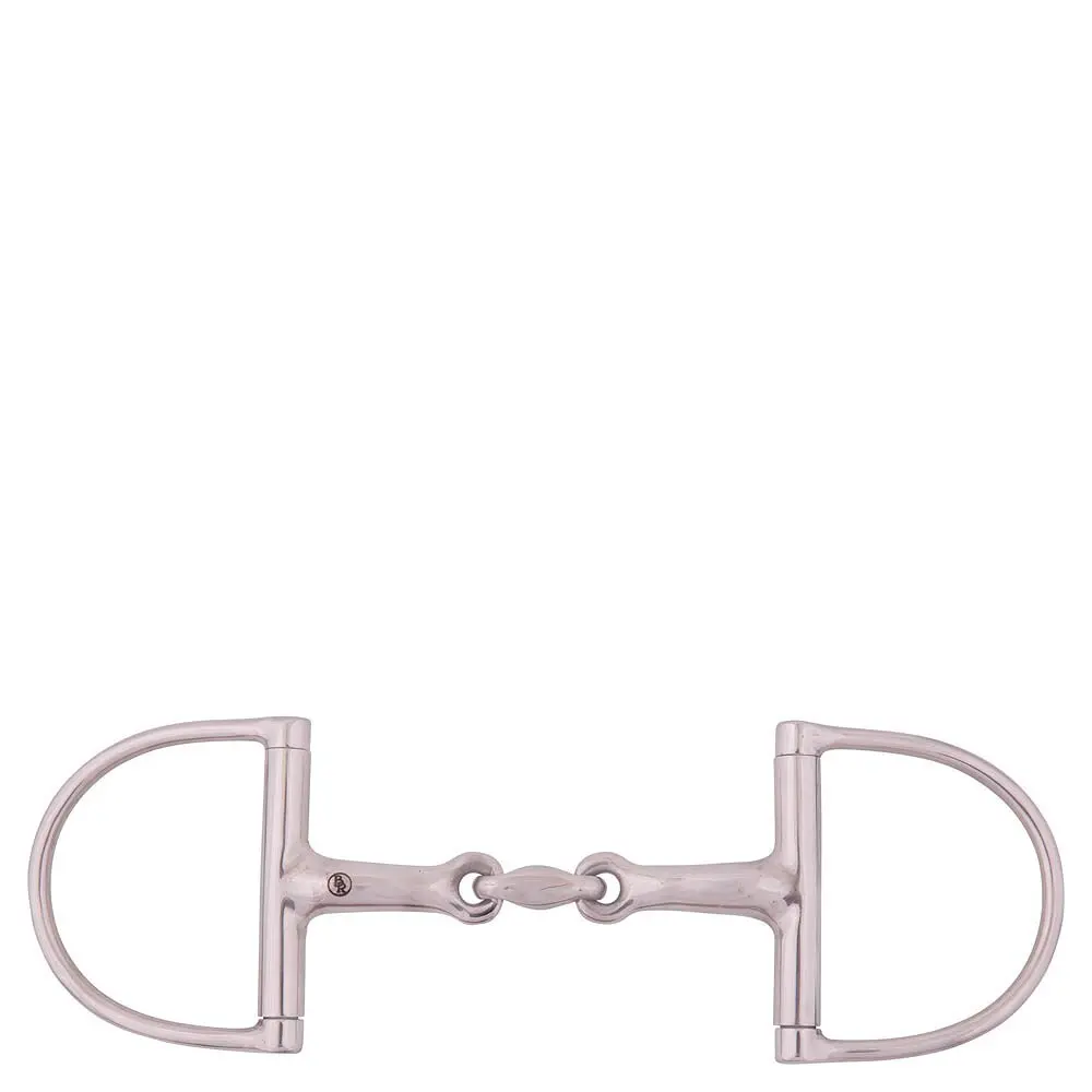 Mors verdun pour cheval double brisures inoxydable massif BR Equitation
