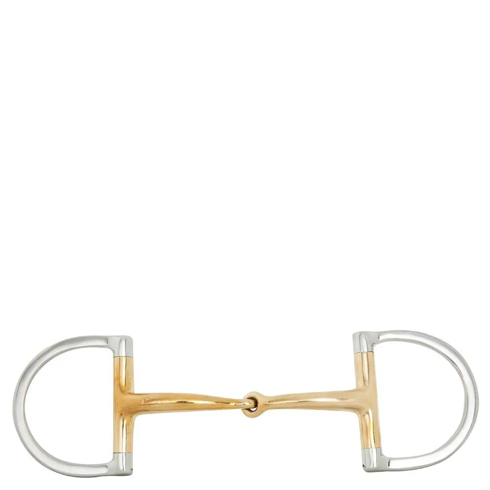 Mors verdun pour cheval simple brisures courbé BR Equitation Soft Contact