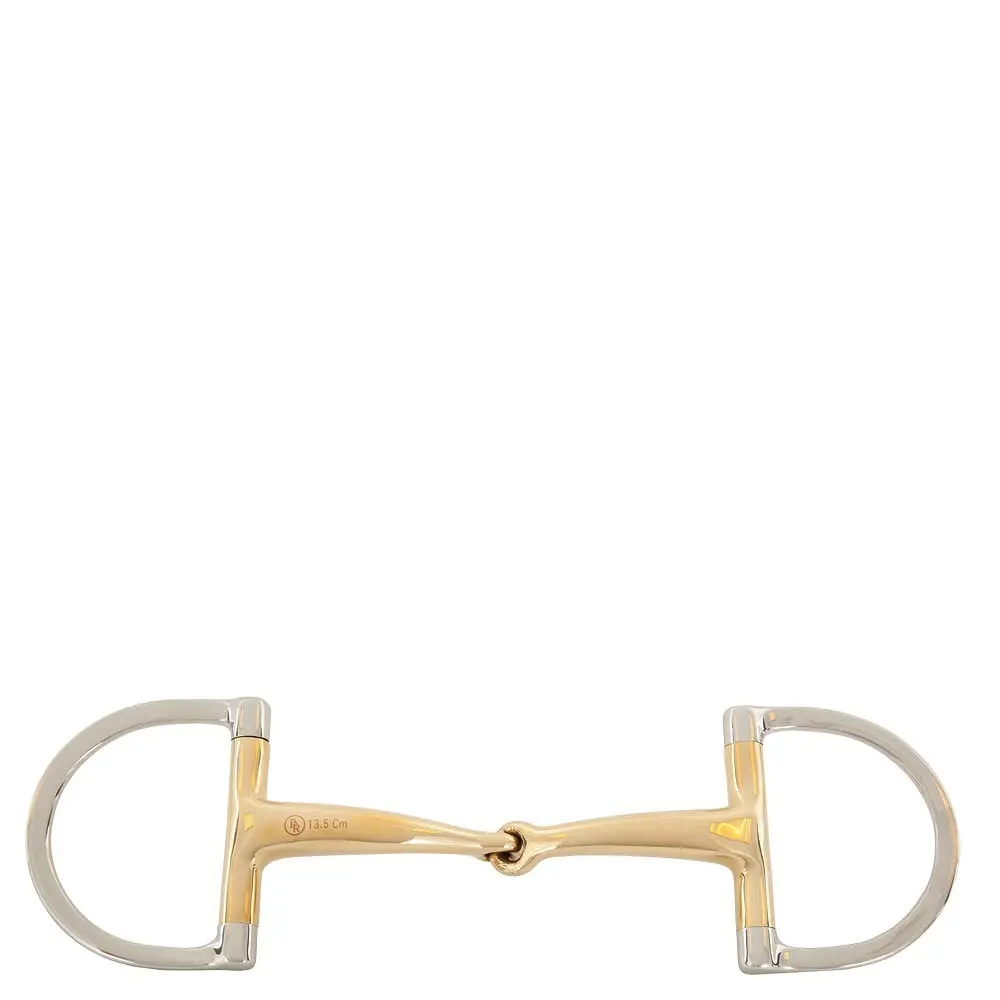 Mors verdun pour cheval simple double courbé BR Equitation Soft Contact