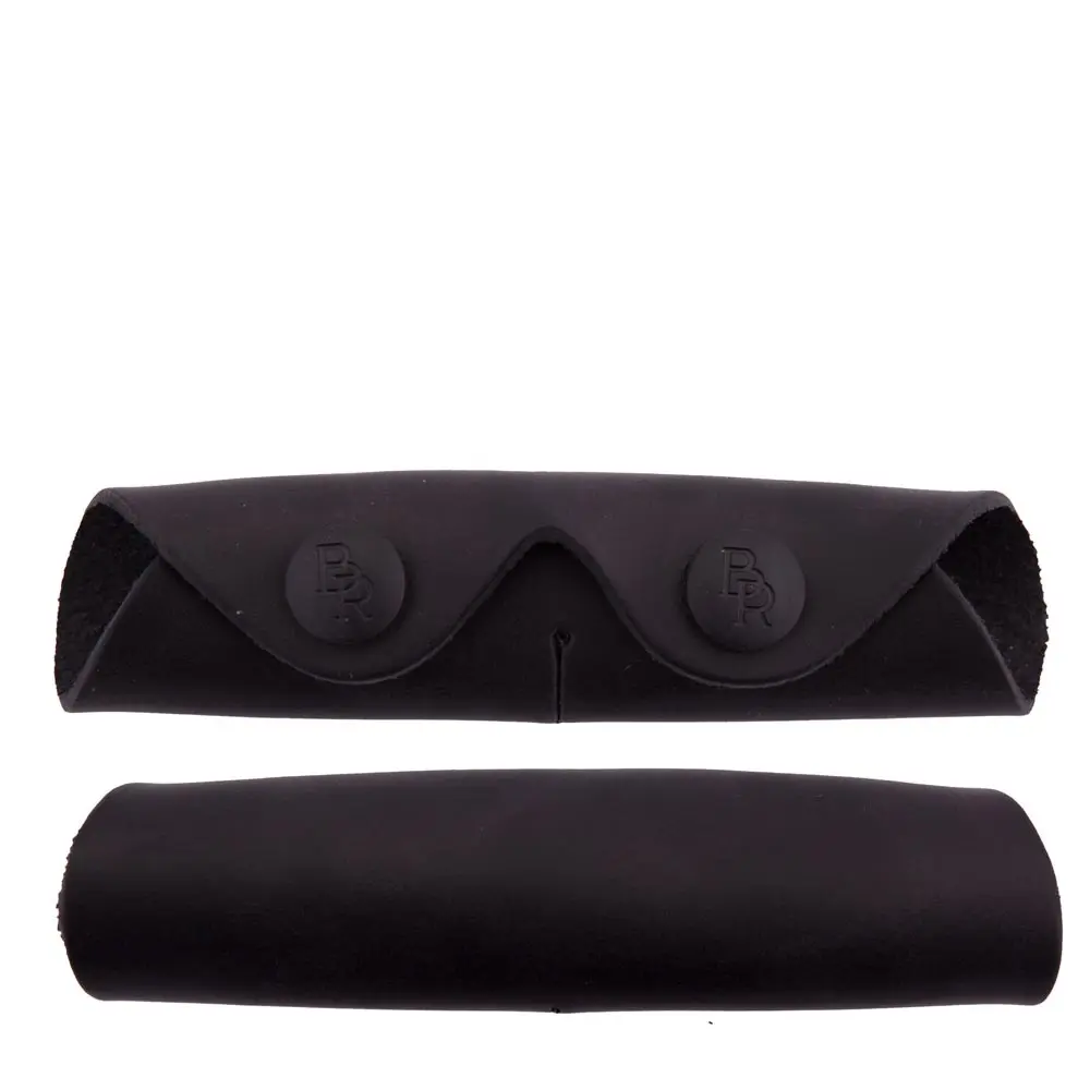 Br Equitation Noir Leather Horse Feed Guard