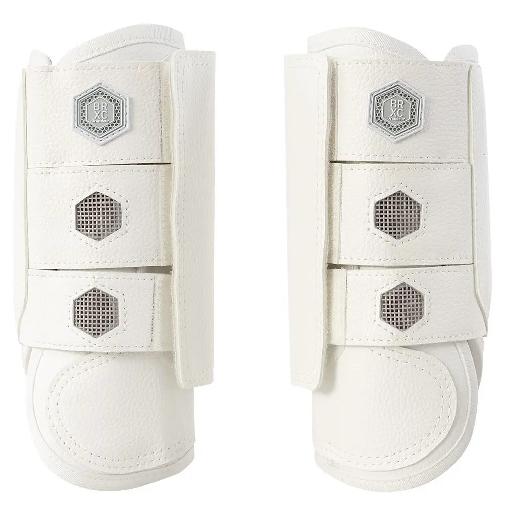 Br Equitation Blanc Closed Front Gaiters Grandeur Eventing