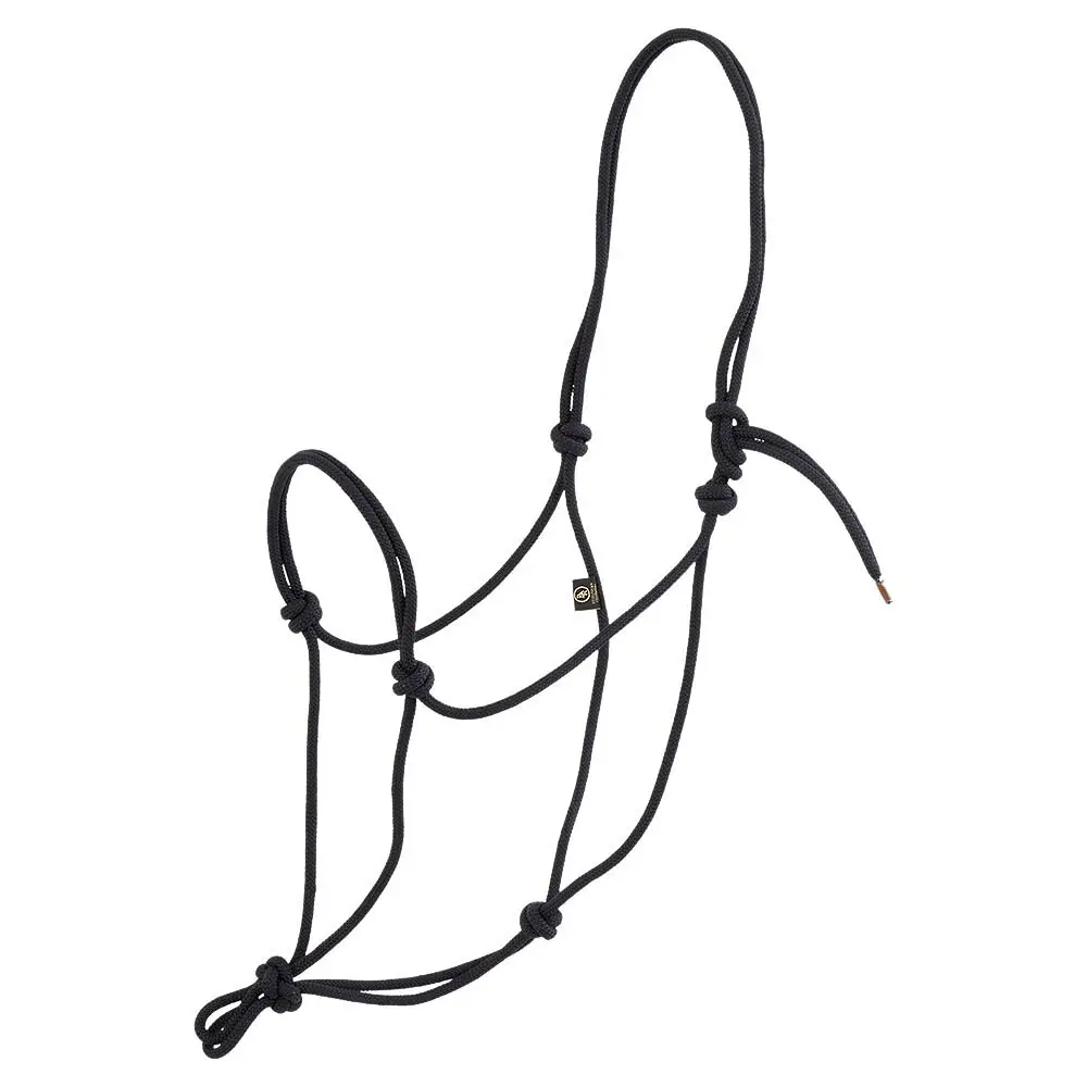 Br Equitation Noir Rope Halter For Horse