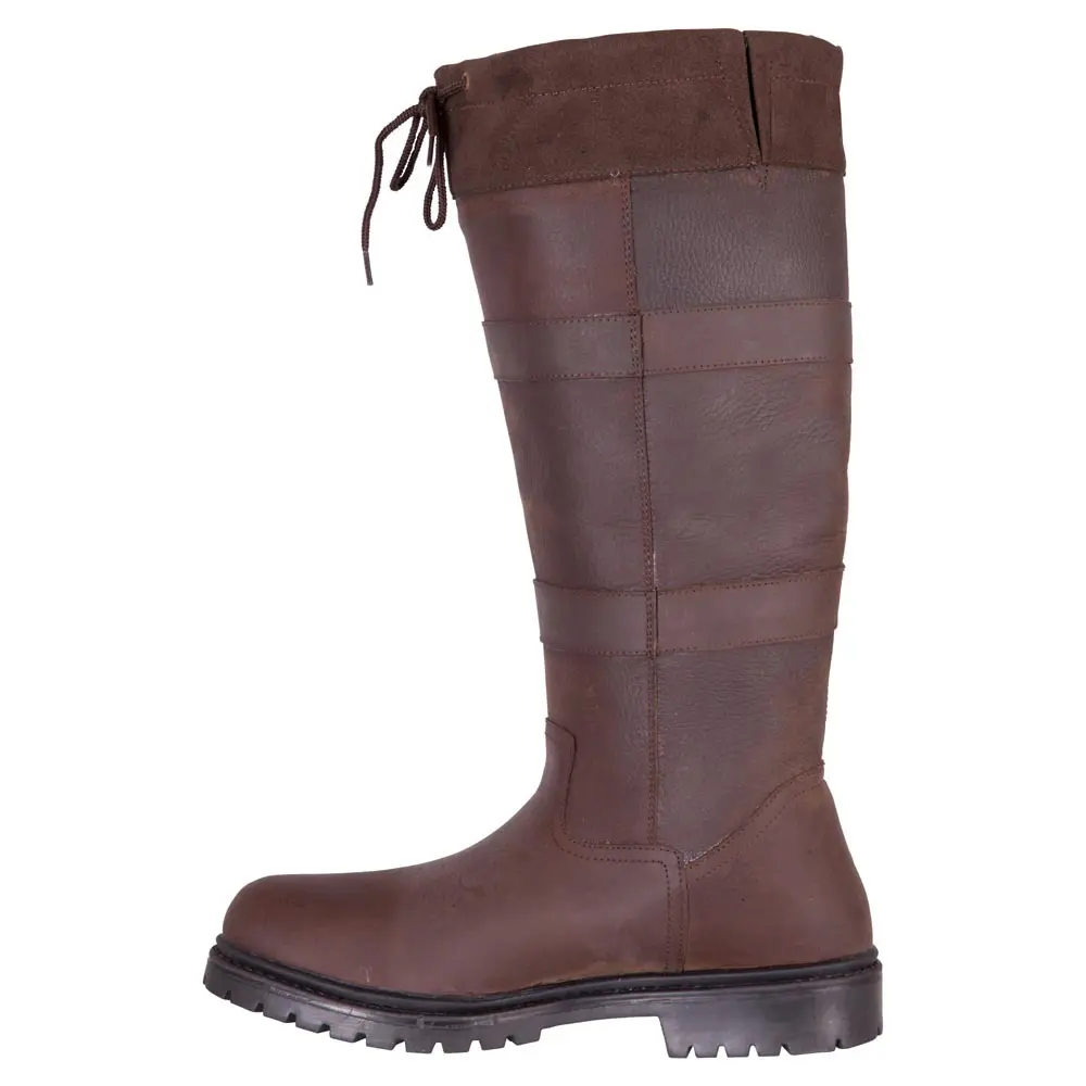 Bottes d'équitation outdoor impermeable en cuir BR Equitation Country nubuck
