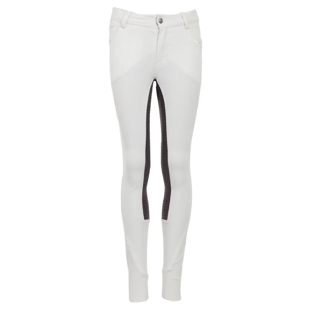 Pantalon de concours équitation full grip enfant BR Equitation Navan