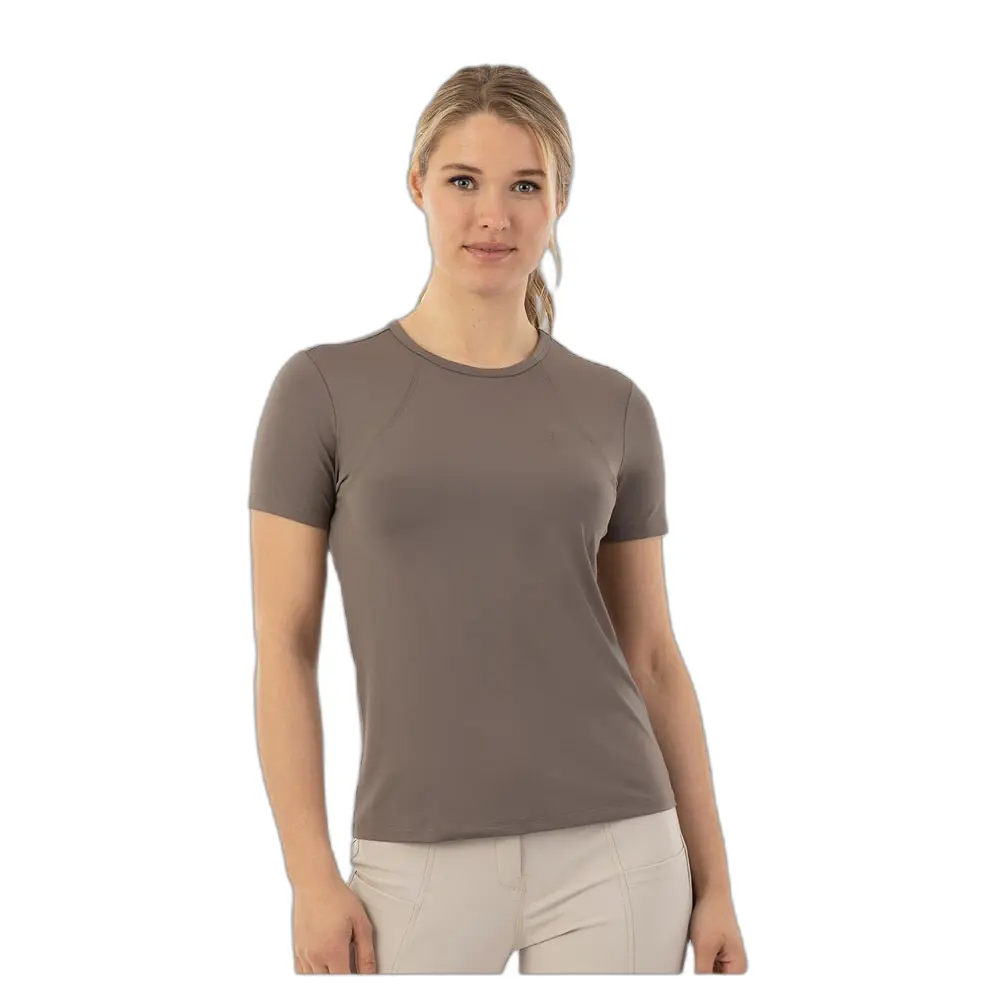 Br Equitation Marron Riding Jersey Eluna