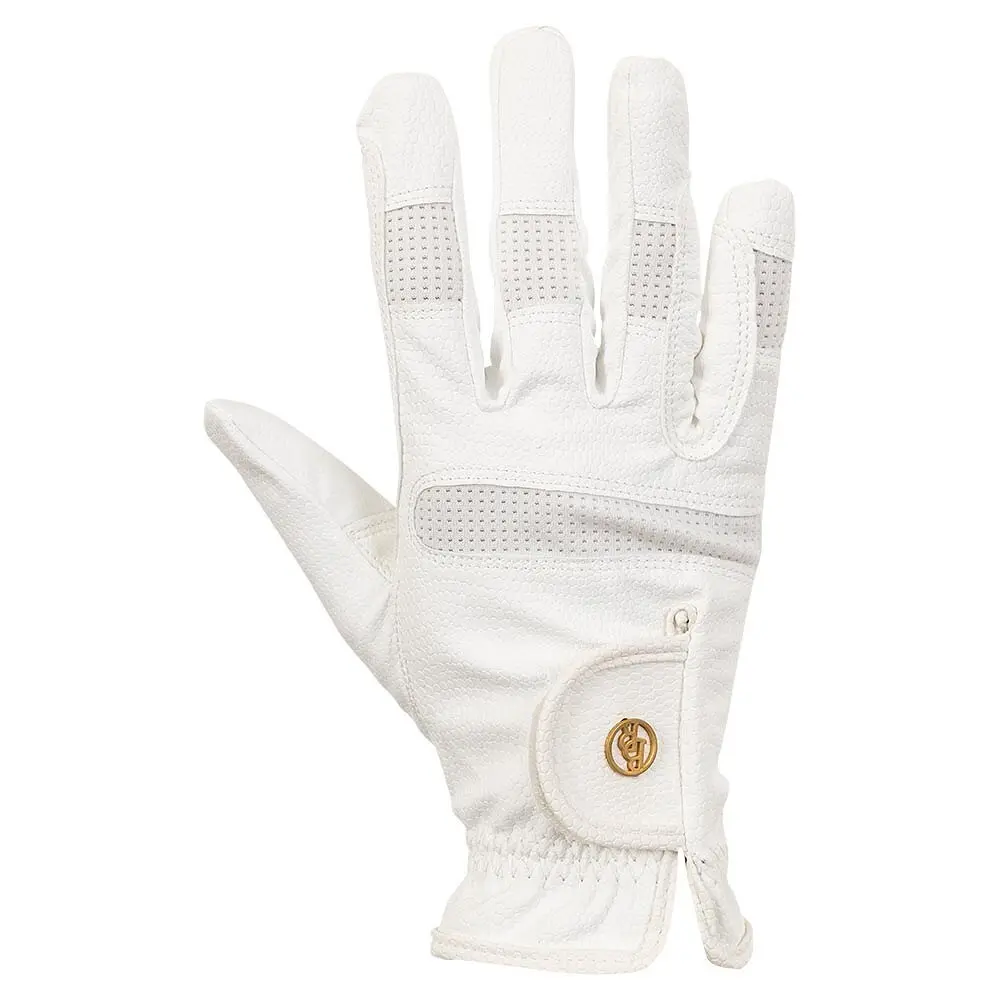 Br Equitation Blanc Riding Gloves For Children Glory Pro