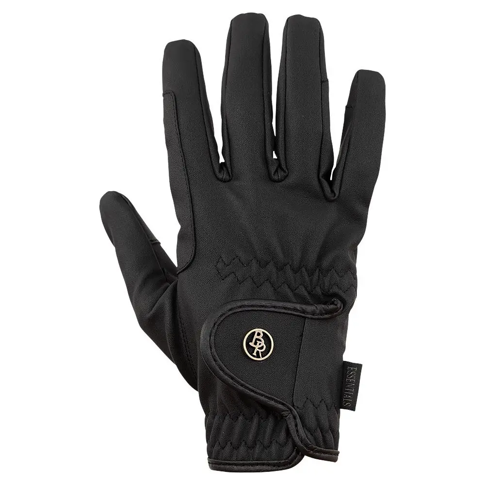 Br Equitation Noir Riding Gloves For Children Essential Acer