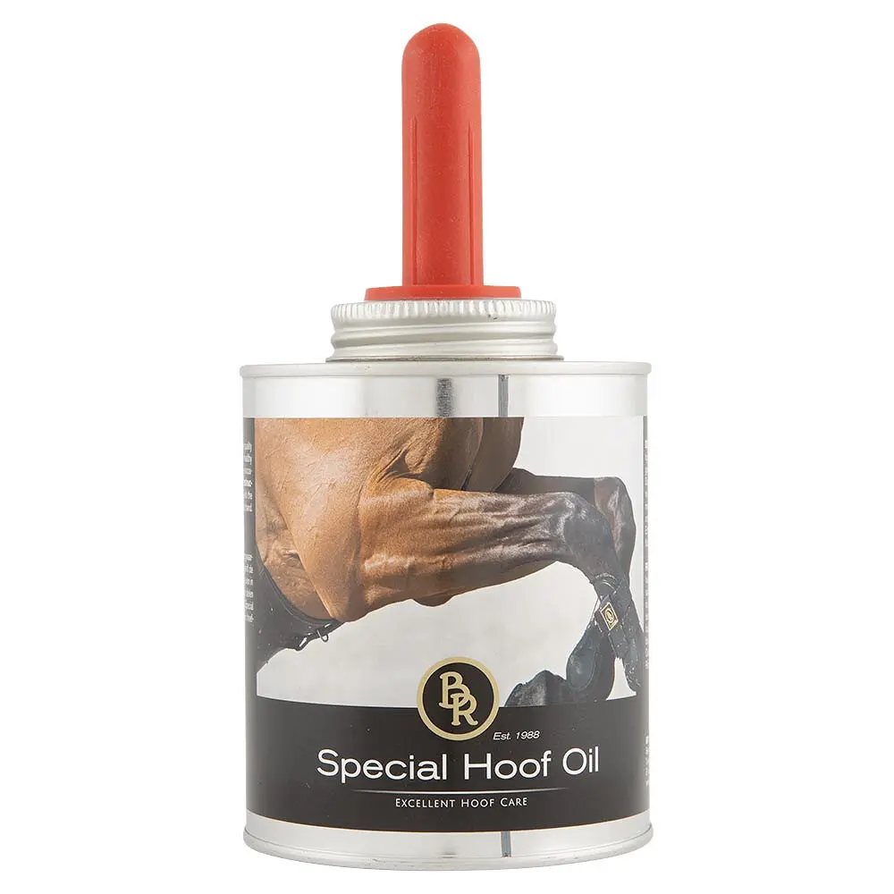 Br Equitation Blanc Horse Hoof Oil With Brush