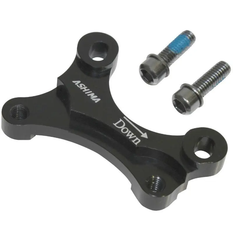 Velo Store - UK Disc brake adapter for mountain bike with standard caliper on fork with disc and on frame Brakco Ashima | Extra 10% off with Subscription, Postage £16.79 to UK Fedex.