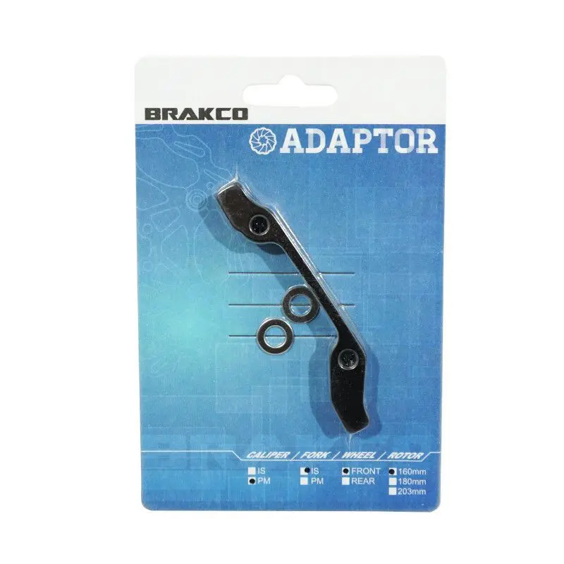 Image of Adapter MTB-Scheibenbremse auf Gabel internationaler Rahmen mit Scheibe Brakco