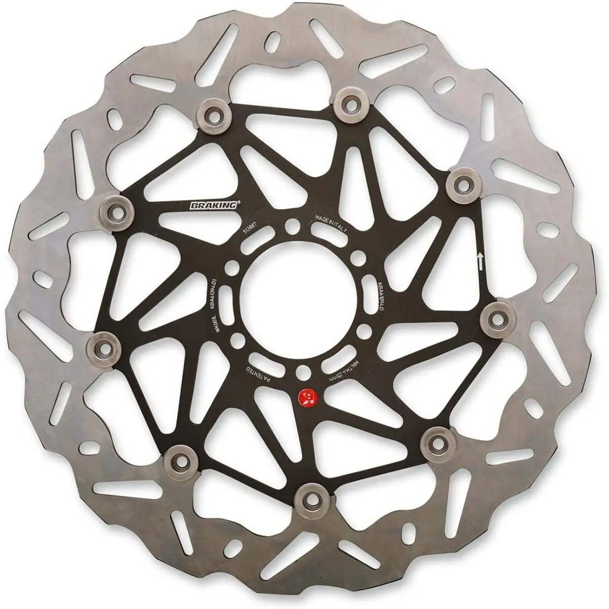 Motorrad-Bremsscheibe Braking Wave Flottant ÿ320