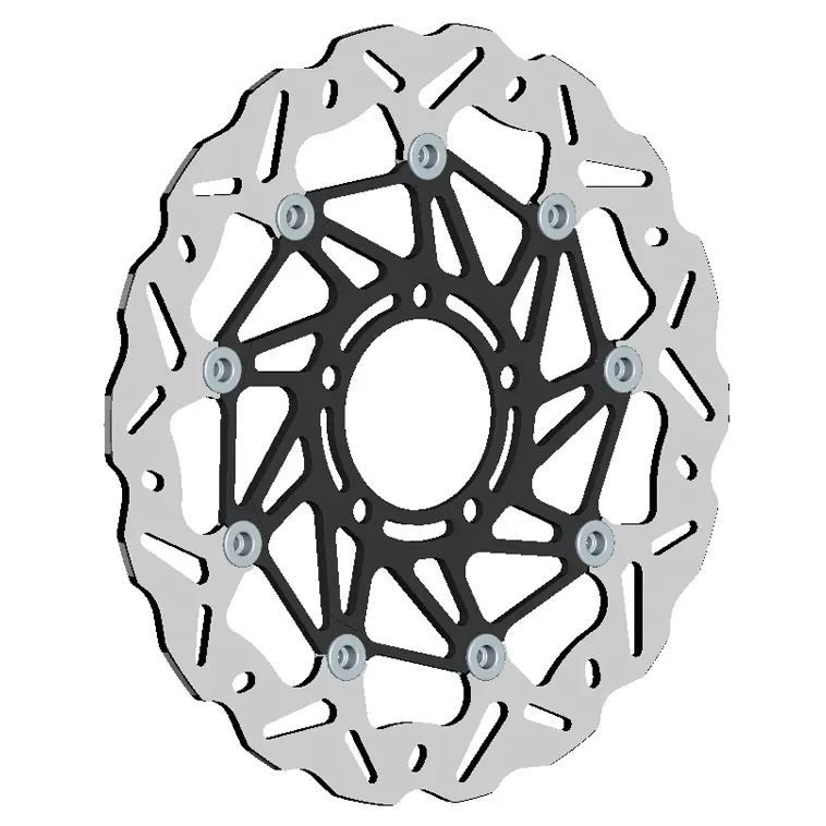 Motorrad-Bremsscheibe Braking Wave Droit WK145R