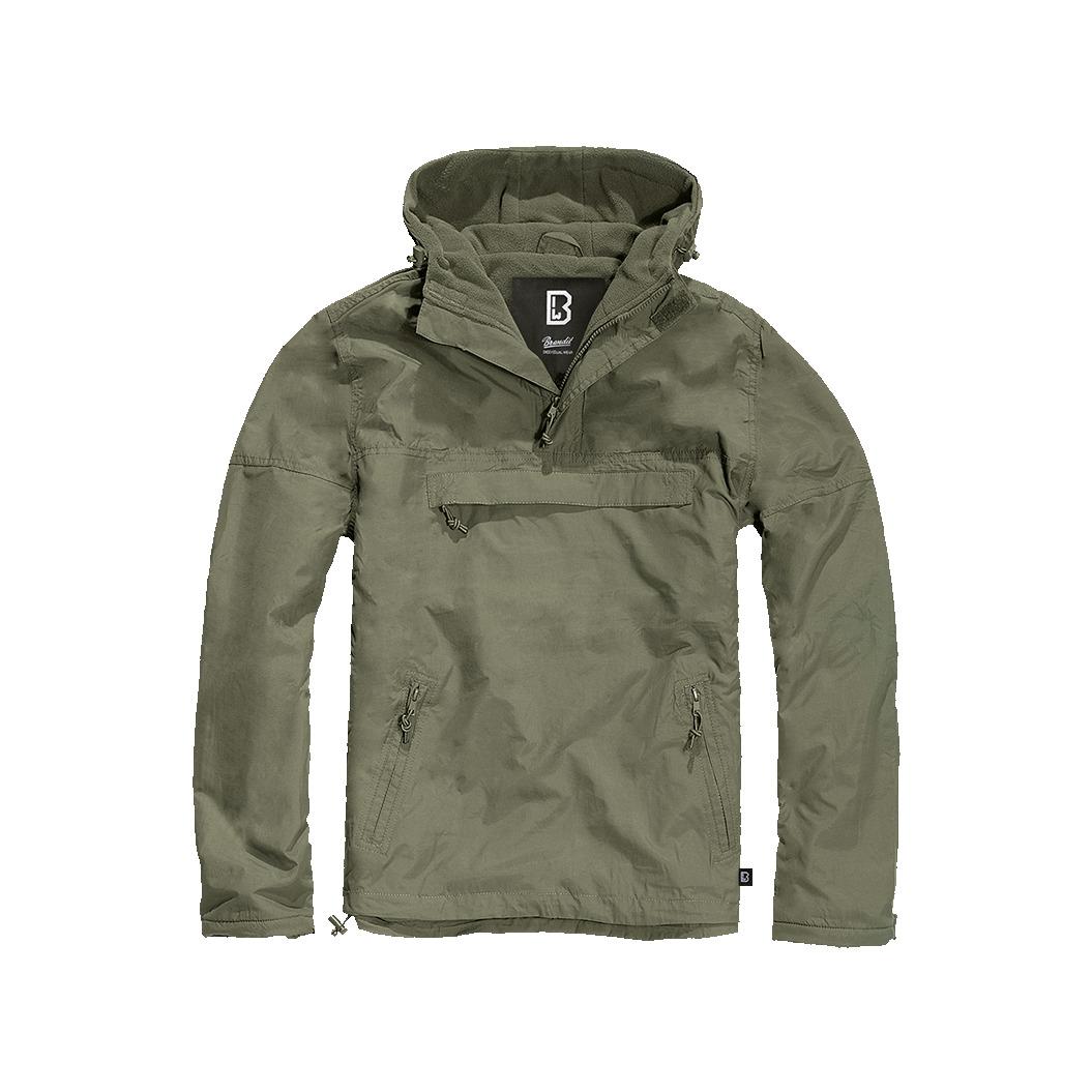 4051773005989 - Jacke FLEECE PULL OVER WINDBREAKER BD3001 Olive 4051773005989 - Jacke FLEECE PULL OVER WINDBREAKER BD3001 Olive