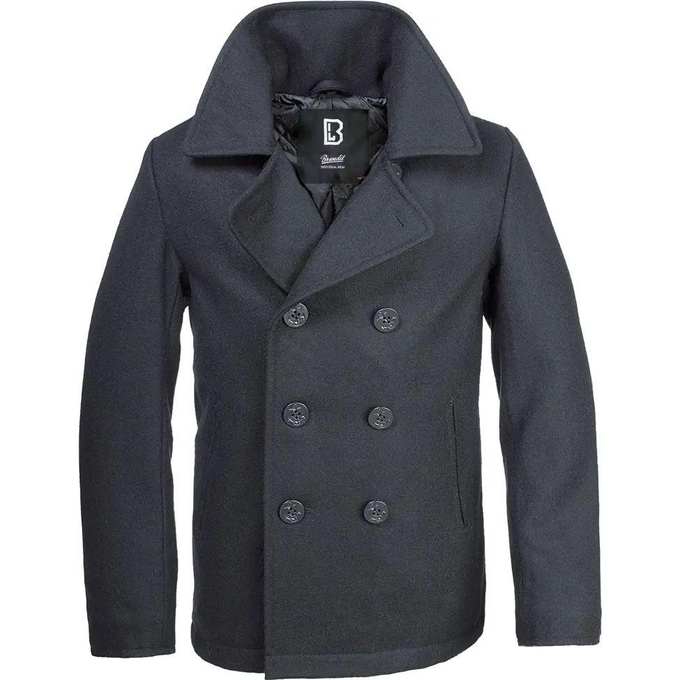 4051773005729 - Pea Coat Jacke - Schwarz - S - unisex