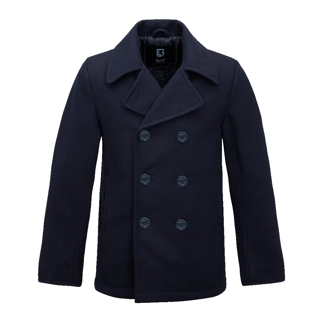 4051773147290 - Pea Coat Jacke - Blau - 5XL - unisex