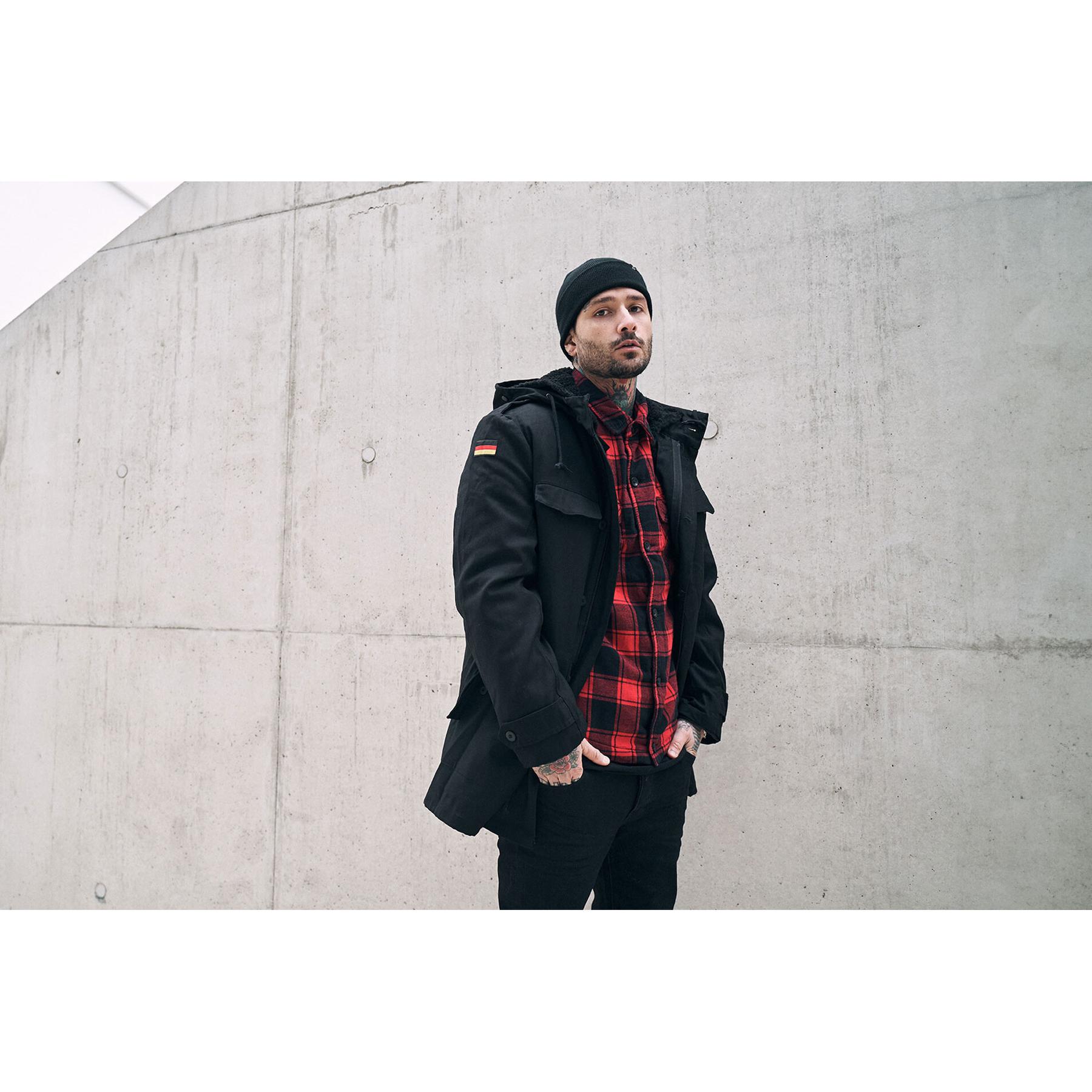 4051773100240 - BW Parka Flag Jacke - Schwarz - XL - unisex