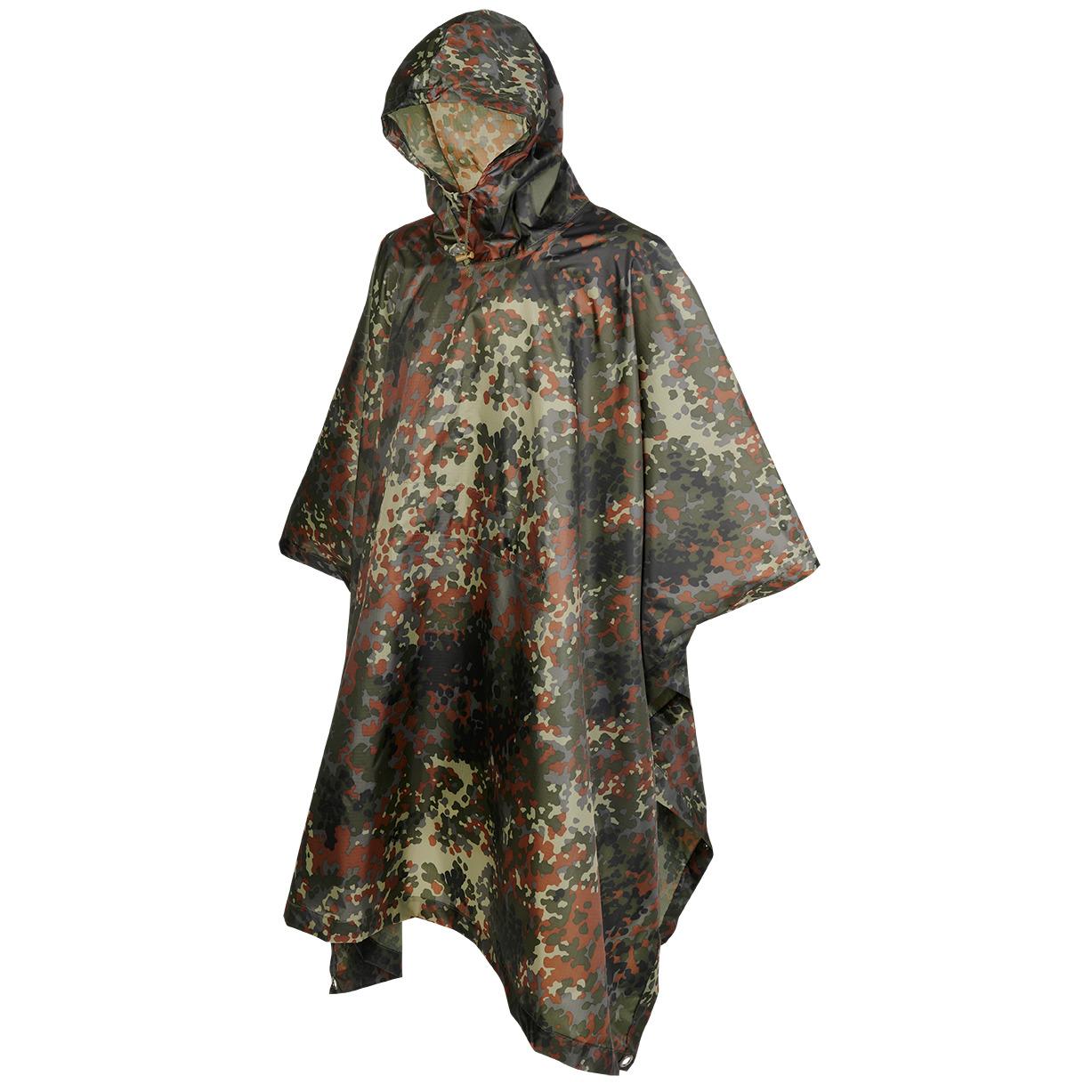 4051773104897 - Regenjacke Ripstop Poncho Camo