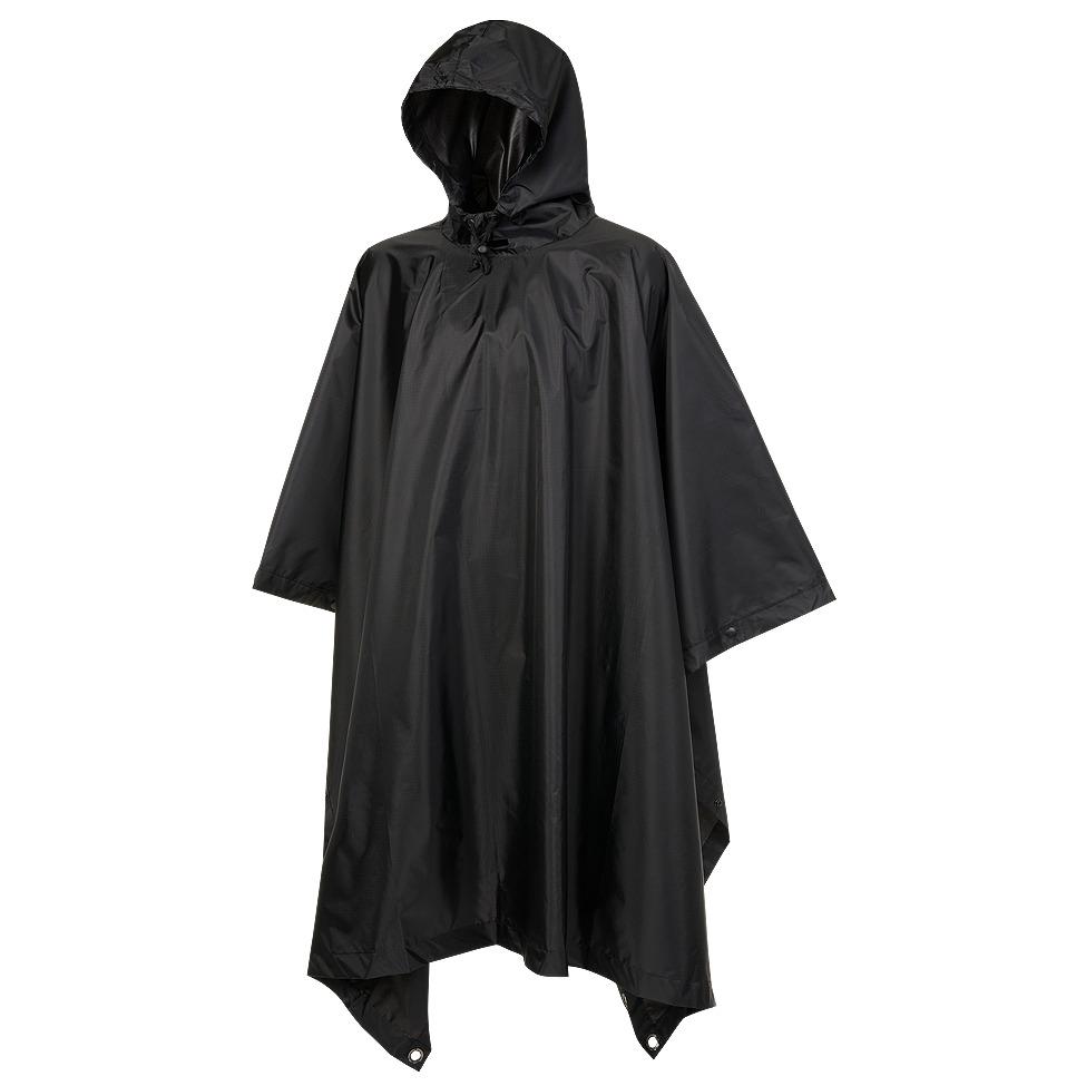 4051773104903 - Regenjacke Ripstop Poncho Schwarz