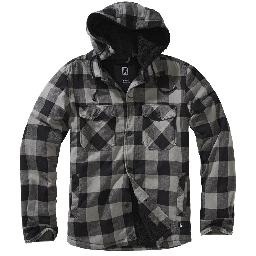 4051773179741 - Lumberjacket Hooded Übergangsjacke schwarz in S