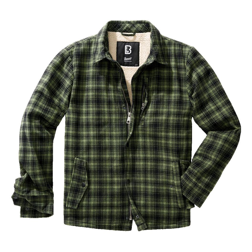 4051773188477 - Classic Sherpa Jacket Übergangsjacke oliv schwarz in M