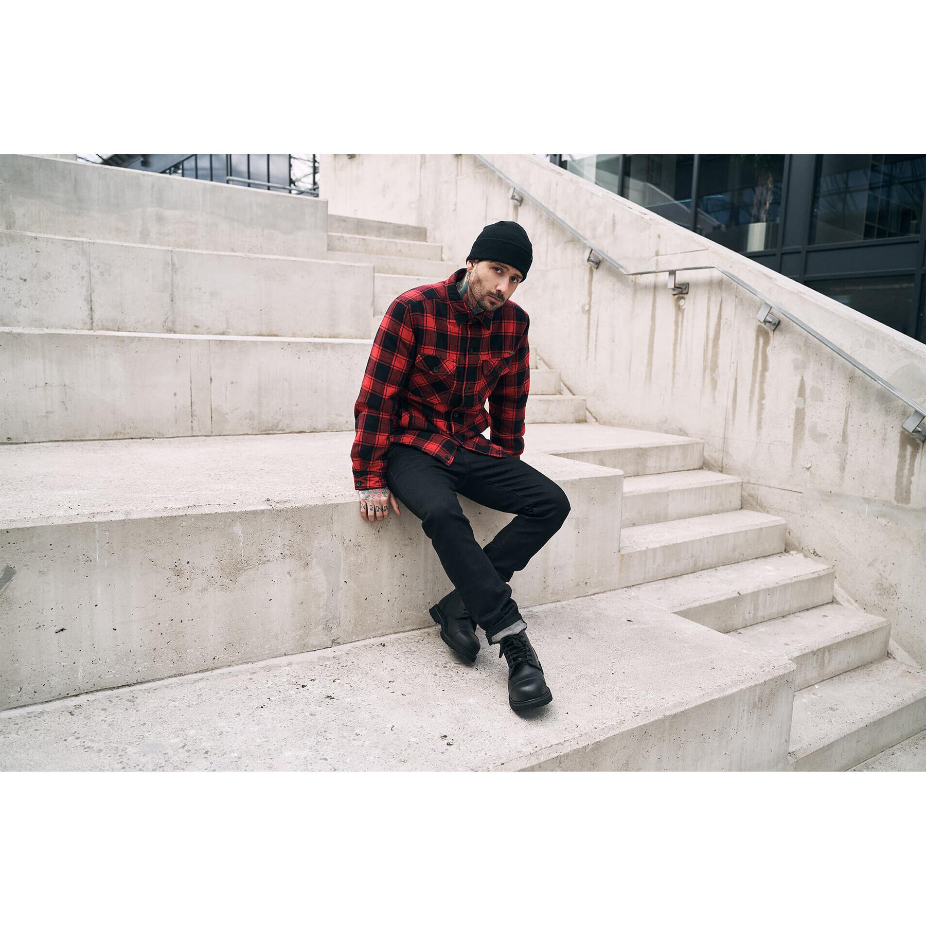 4051773011492 - Checkshirt Flanellhemd rot schwarz in XXL 4051773011492 - Checkshirt Flanellhemd rot schwarz in XXL