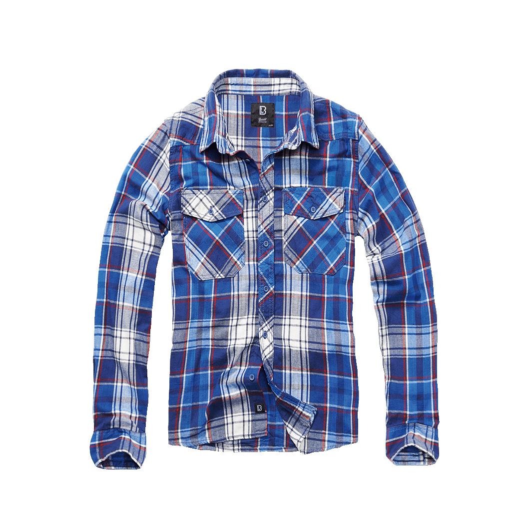 4051773008874 - Checkshirt Langarmhemd blau rot weiß in M