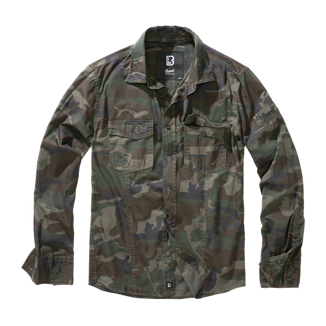 4051773017333 - Hemd SLIM WORKER SHIRT BD4005 Olive Camo 4051773017333 - Hemd SLIM WORKER SHIRT BD4005 Olive Camo
