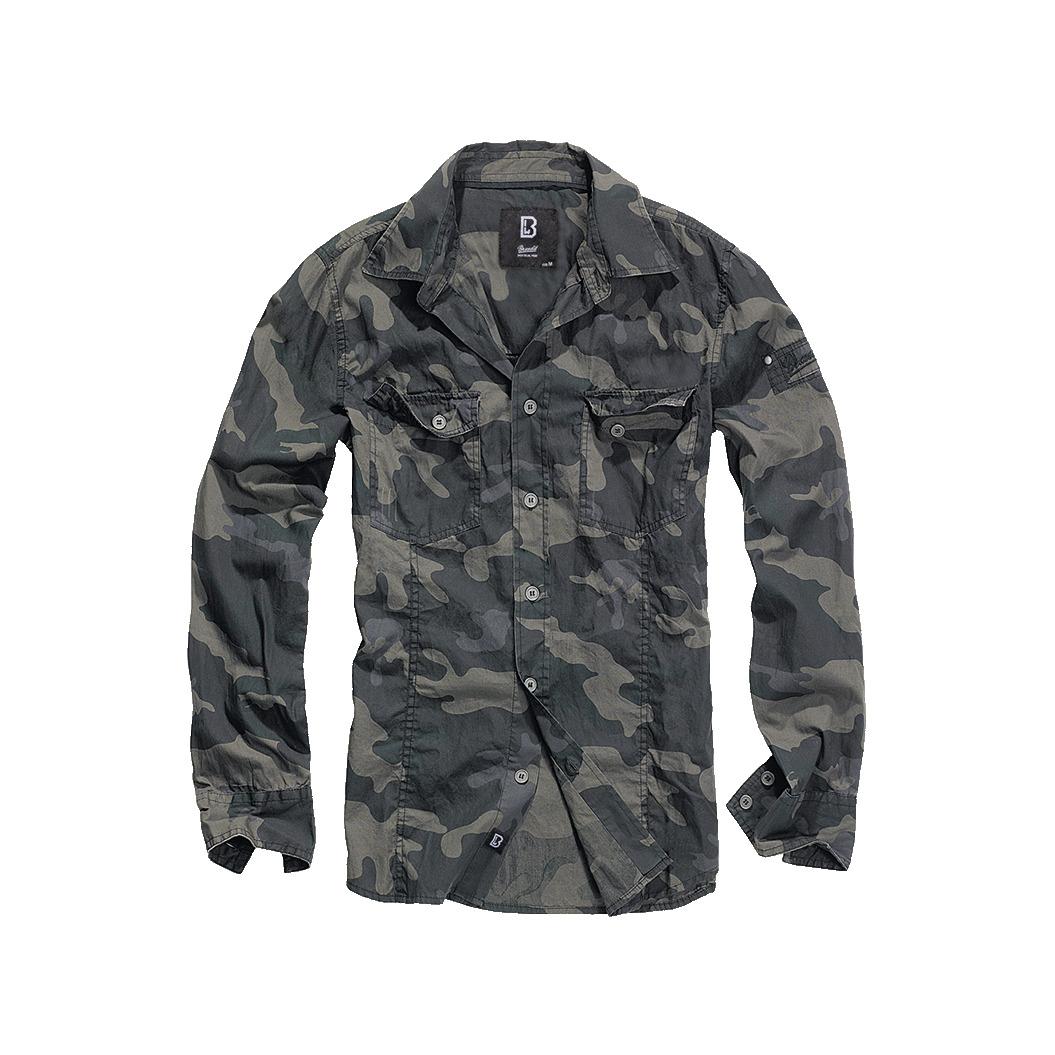 4051773022696 - Slim Fit Shirt Langarmhemd darkcamo in XL 4051773022696 - Slim Fit Shirt Langarmhemd darkcamo in XL