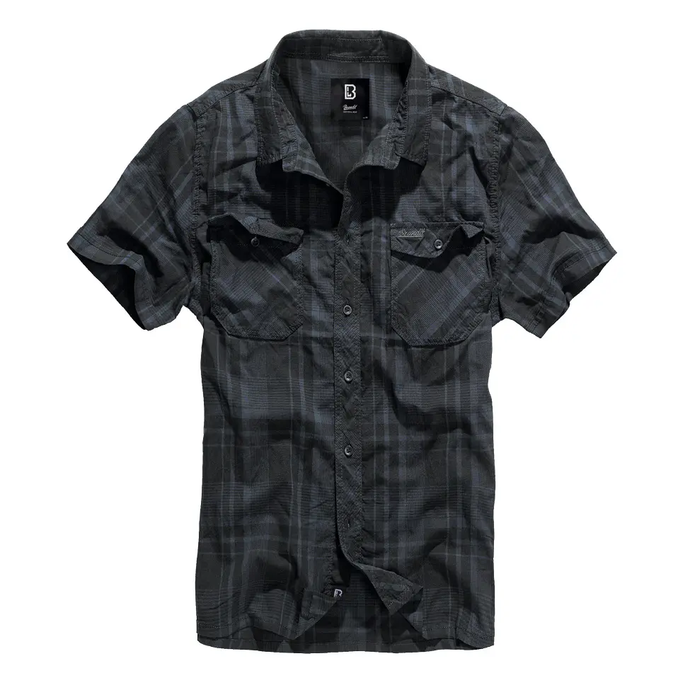 4051773063132 - Roadstar Kurzarmhemd schwarz blau in XXL 4051773063132 - Roadstar Kurzarmhemd schwarz blau in XXL