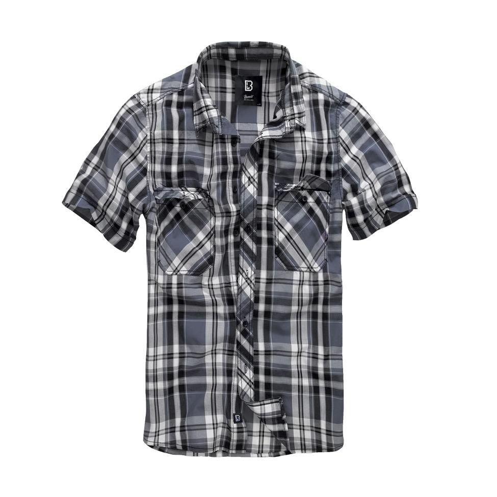 4051773063507 - Roadstar Kurzarmhemd schwarz anthrazit in M 4051773063507 - Roadstar Kurzarmhemd schwarz anthrazit in M