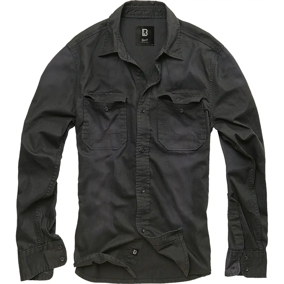 4051773044742 - Hemd HARDEE DENIM SHIRT BD4018 Black
